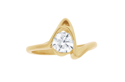 Cove: Brilliant Cut Diamond Ring