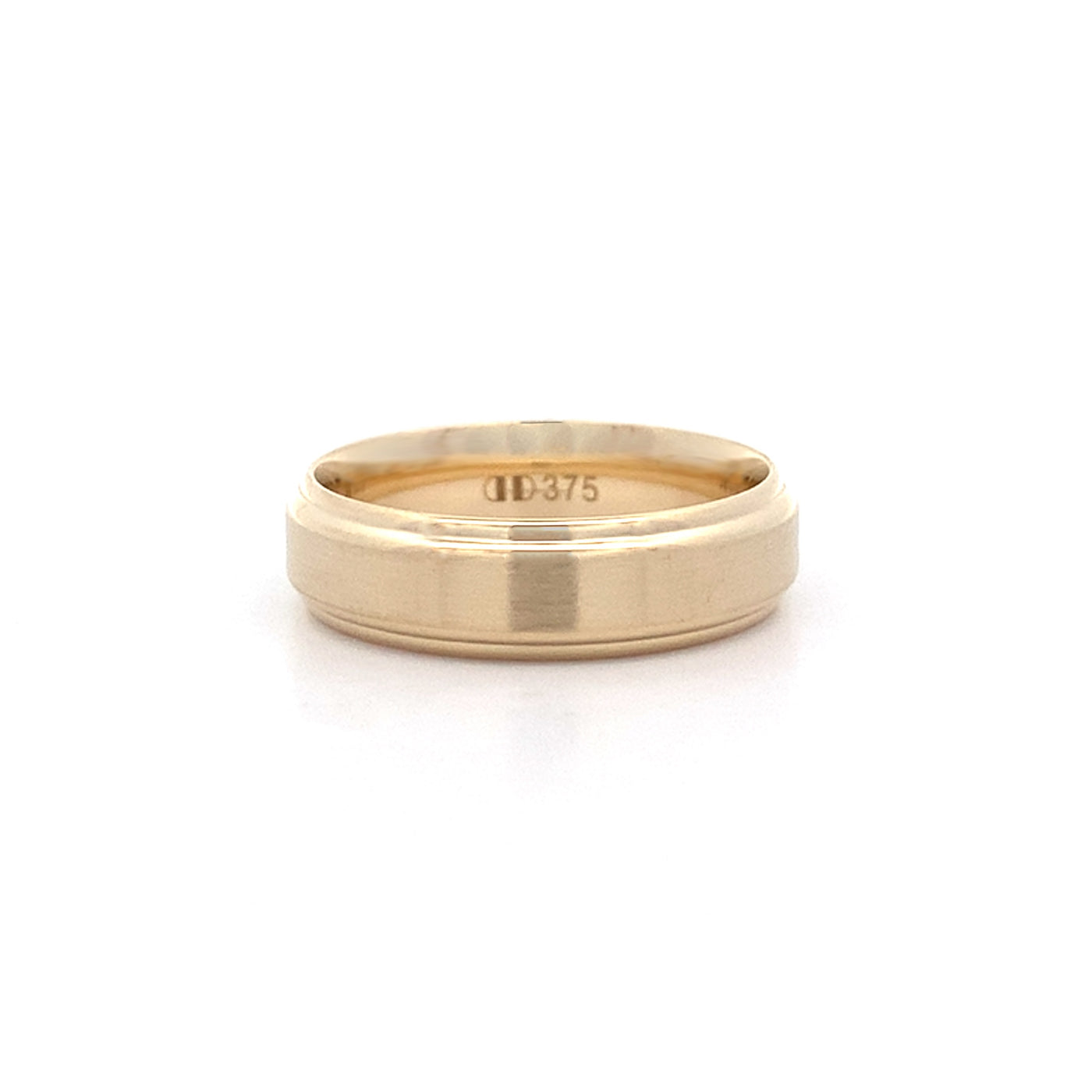 Double Edged 6.0mm Band in Yellow Gold