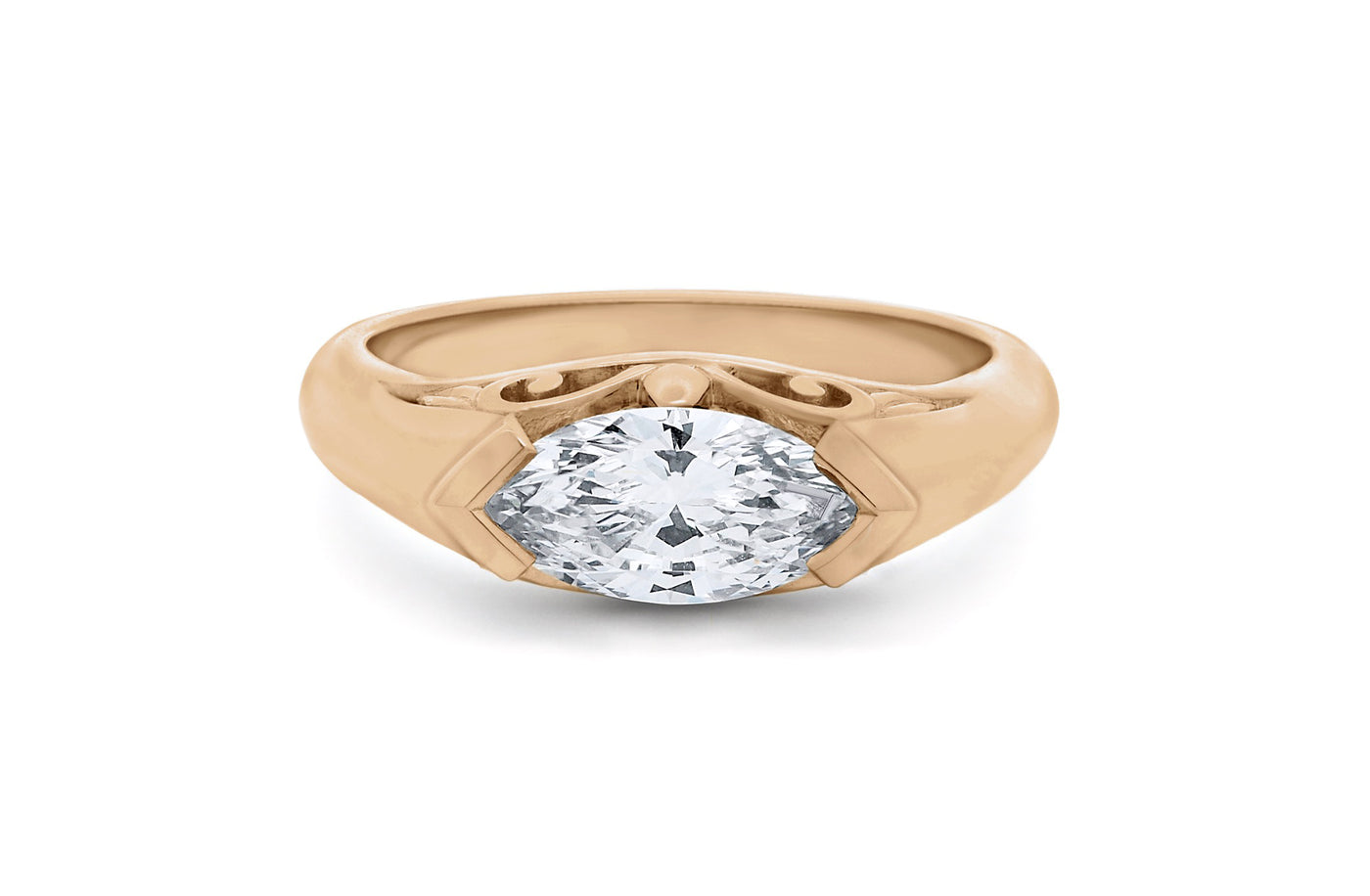 Lyrical: Marquise Cut Diamond Ring