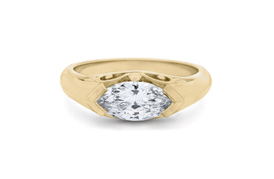 Lyrical: Marquise Cut Diamond Ring