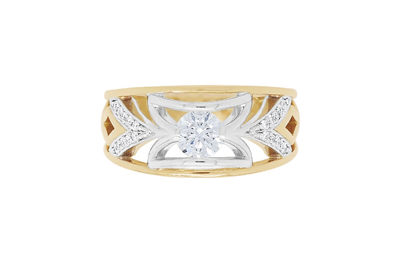 Leela: Brilliant Cut Diamond Solitaire Ring