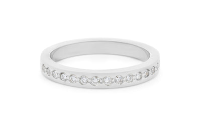 Products Single Bead Set Diamond Wedding Ring