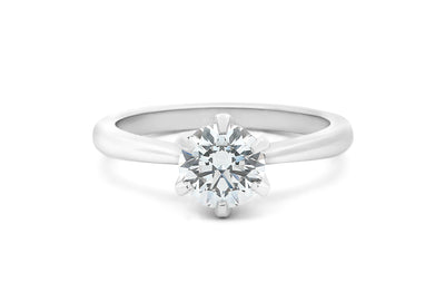 Bliss: Brilliant Cut Diamond Solitaire Ring