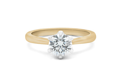 Bliss: Brilliant Cut Diamond Solitaire Ring