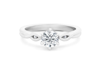 Takai: Brilliant Cut Diamond Solitaire Ring