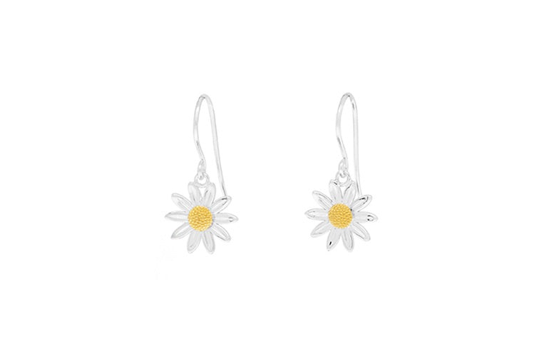 Daisy Dangle Earrings – The Village Goldsmith
