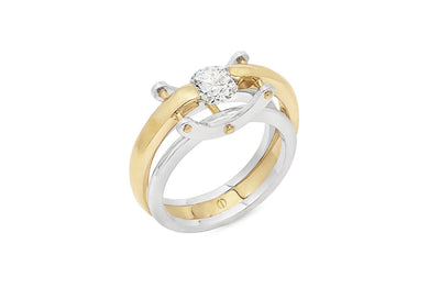 Circlipd Evo: Brilliant Cut Diamond Solitaire Ring