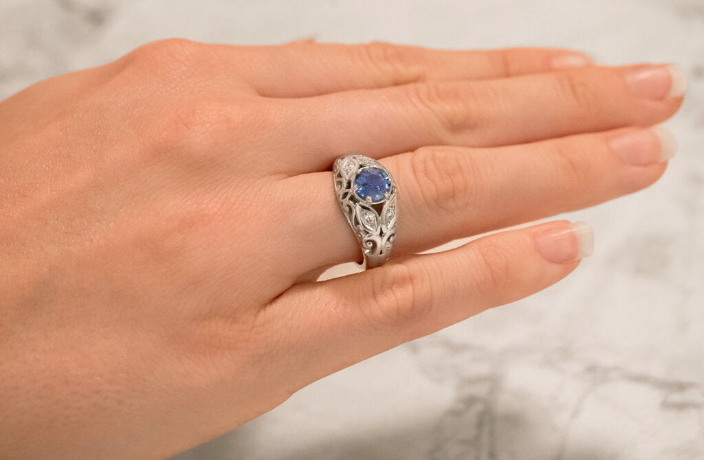 Ceylon Sapphire Vintage Ring