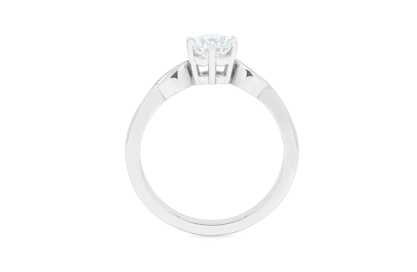 Narrative Collection, Maori, Polynesian, Celtic, diamond engagement ring, ring design, specialist, jewelry, jewellery, diamond, carat, carats, engagement ring, intertwining band, solitaire engagement ring, round cut, brilliant cut, diamond band, 18k, 18ct white gold, platinum, platinum setting, Takai 