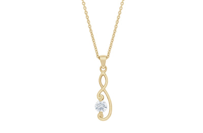 Poipoi: Brilliant Cut Diamond Pendant